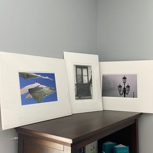 Set of 3 European Art Photography - Paris Venice Mediterranean